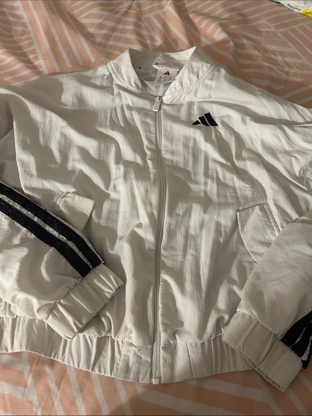 adidas White and Black Two-Piece Track Set - Picture 4 of 8